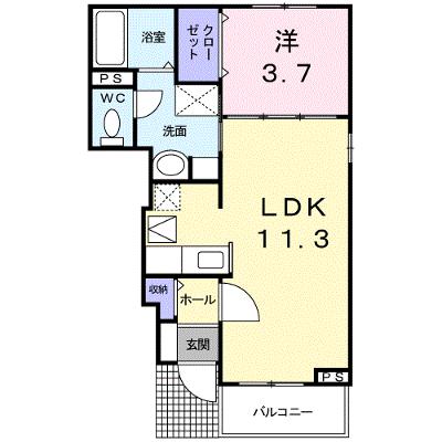 サンローラン 104【管理NO：1-016471301-01040】 ★家具家電は申し込み後に搬入します 2026年08月中旬入居可能の物件画像