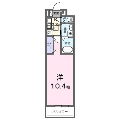 ラ・テュイル 102【管理NO：1-028569001-01020】 2026年10月上旬入居可能の物件画像
