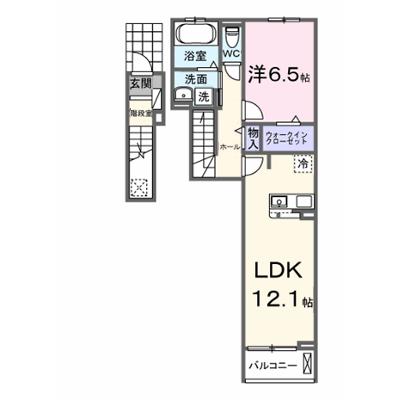 ウィステリア 204【管理NO：1-028558401-02040】 ★家具家電は申し込み後に搬入します 2026年10月上旬入居可能の物件画像