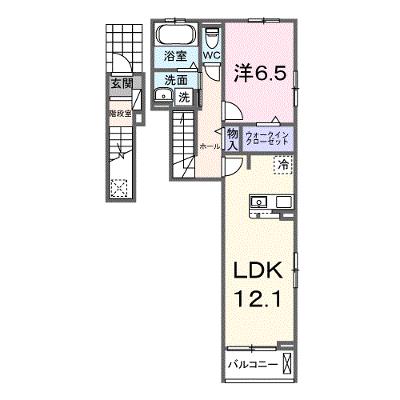 ウィステリア 201【管理NO：1-028558401-02010】 ★家具家電は申し込み後に搬入します 2026年10月上旬入居可能の物件画像