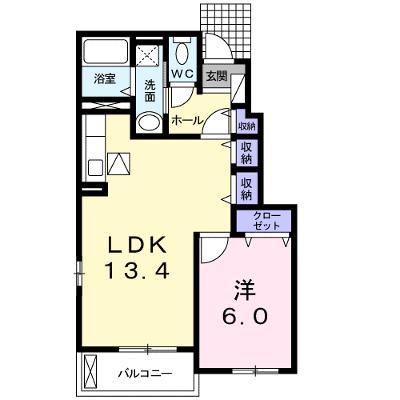 メゾン　ド　ソレイユＡ 102【管理NO：1-017053001-01020】 ★家具家電は申し込み後に搬入します 2026年07月下旬入居可能の物件画像