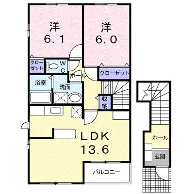 プリムロ－ズＩＮＡ 201【管理NO：1-014394301-02010】 2026年08月上旬入居可能の物件画像
