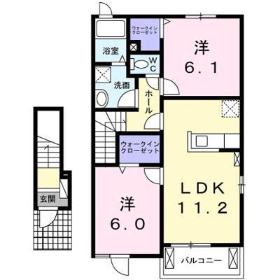 ブルック　白石　Ⅰ 202【管理NO：1-020333001-02020】 ★家具家電は申し込み後に搬入します★ ★2026年08月中旬入居可能★の物件画像