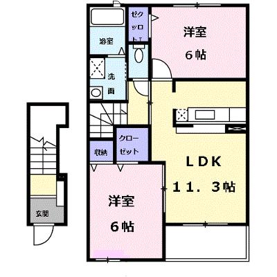 サンリットララ 202【管理NO：1-015888501-02020】 2026年07月下旬入居可能の物件画像
