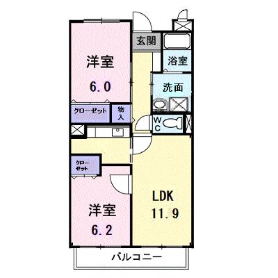 プラシード 203【管理NO：1-013270801-02030】 2026年07月中旬入居可能の物件画像