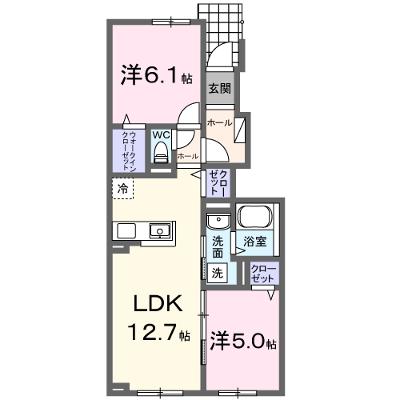 エスペランサ 103【管理NO：1-027336801-01030】 ★家具家電は申し込み後に搬入します★の物件画像