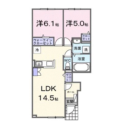 ひまわりⅤ 102【管理NO：1-028273601-01020】 ★家具家電は申し込み後に搬入しますの物件画像