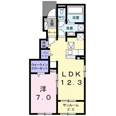 パルフェット・ガブリエル 101【管理NO：1-026262501-01010】 ★家具家電は申し込み後に搬入します 2026年07月上旬入居可能の物件画像