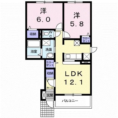 ＲＥＲＡ　Ⅰ 104【管理NO：1-015596801-01040】 2026年07月下旬入居可能の物件画像
