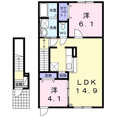 Ｌｅｇｅｎｄ．Ｎ 203【管理NO：1-020175401-02030】 2026年07月下旬入居可能の物件画像