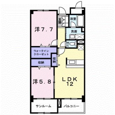 シャトー　グラース 206【管理NO：1-013008401-02060】 ★家具家電は申し込み後に搬入します 2026年08月中旬入居可能の物件画像