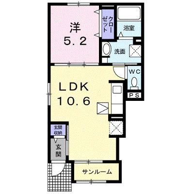 フロンティア・コート 101【管理NO：1-028101401-01010】 ★家具家電は申し込み後に搬入します 2026年10月上旬入居可能の物件画像