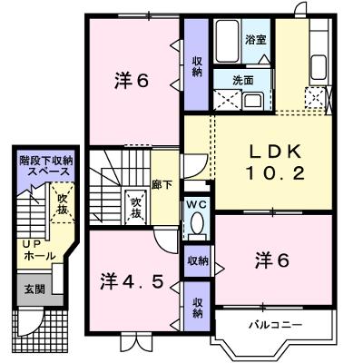 ビューティームーン　Ａ 204【管理NO：1-010739401-02040】 2026年07月上旬入居可能の物件画像