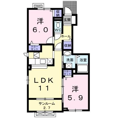 アンカープラッツ　ツヴァイ 103【管理NO：1-014444802-01030】 ★家具家電は申し込み後に搬入します★ ★2026年10月上旬入居可能★の物件画像