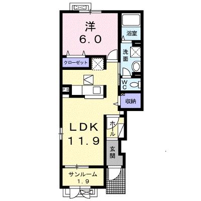 ジャンティユ　レヴェⅠ 101【管理NO：1-019919501-01010】 ★家具家電は申し込み後に搬入します★ ★2026年08月上旬入居可能★の物件画像