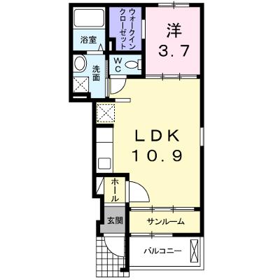 サンリットガーデン 105【管理NO：1-018089701-01050】 ★家具家電は申し込み後に搬入します★ ★2026年08月上旬入居可能★の物件画像
