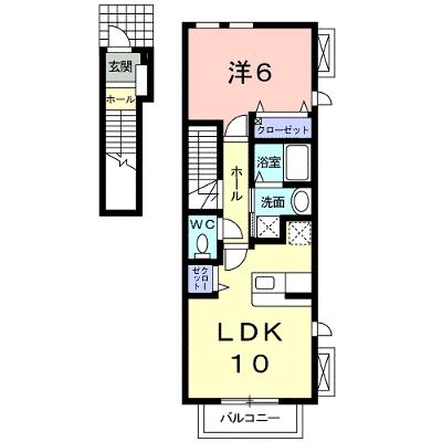 コージ　ハウス　ソルトバレー 201【管理NO：1-016735701-02010】 ★家具家電は申し込み後に搬入します★ ★2026年09月中旬入居可能★の物件画像