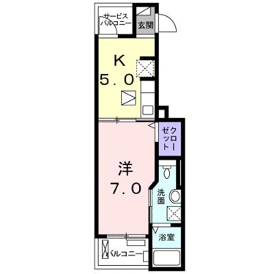 リバティ白鳥 102【管理NO：1-021579001-01020】 ★家具家電は申し込み後に搬入します★ ★2026年08月下旬入居可能★の物件画像