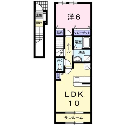 ウィステリア・ガーデンＴ＆Ｋ 202【管理NO：1-015438801-02020】 ★家具家電は申し込み後に搬入します 2026年08月上旬入居可能の物件画像