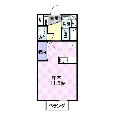 ペアフィールド 102【管理NO：1-011573901-01020】 ★家具家電は申し込み後に搬入します★の物件画像