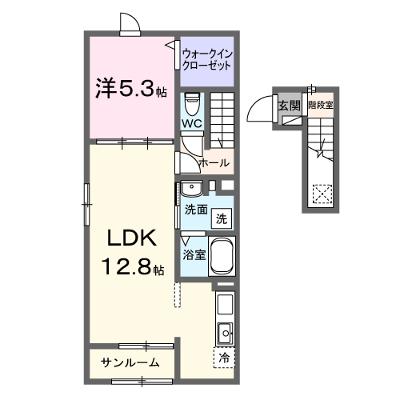 シェーネ東原 203【管理NO：1-028717401-02030】 ★家具家電は申し込み後に搬入します★の物件画像