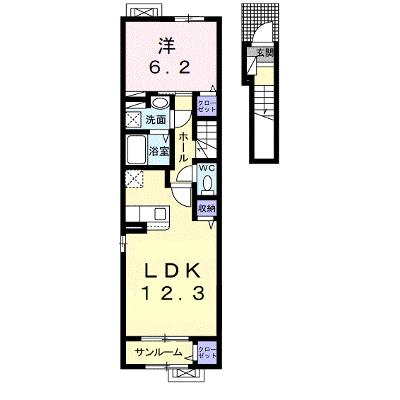 メゾン　ド　ユタイ　Ⅰ 204【管理NO：1-026028101-02040】 ★家具家電は申し込み後に搬入します 2026年09月上旬入居可能の物件画像
