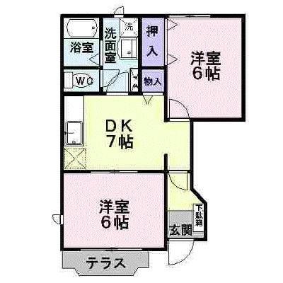 ハピネスヴィレッヂＢ 101【管理NO：1-007985301-01010】 ★家具家電は申し込み後に搬入します★の物件画像
