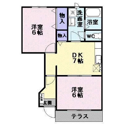 Ｆディマージュ　Ａ 103【管理NO：1-007303001-01030】 ★家具家電は申し込み後に搬入します 2026年07月下旬入居可能の物件画像