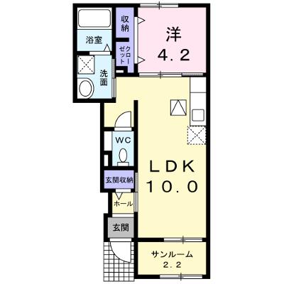 ブローテ矢来 103【管理NO：1-020622201-01030】 ★家具家電は申し込み後に搬入しますの物件画像