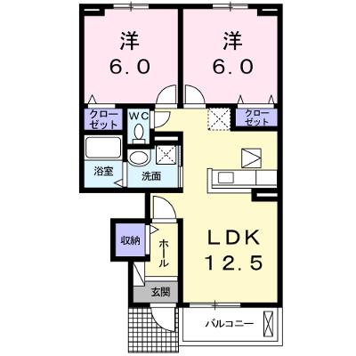 メゾン・エスポワール 102【管理NO：1-019600601-01020】 2026年08月上旬入居可能の物件画像