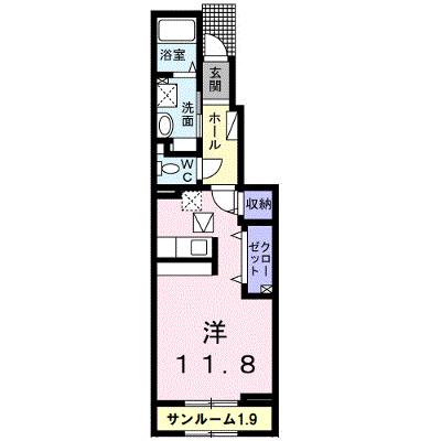 ラテルネ 102【管理NO：1-025576501-01020】 ★家具家電は申し込み後に搬入します★の物件画像