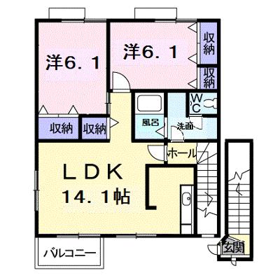 ラフィーネ堀ノ内 201【管理NO：1-010087001-02010】 2026年07月下旬入居可能の物件画像