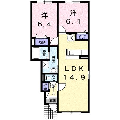 コリーヌⅠ 103【管理NO：1-020072701-01030】 ★家具家電は申し込み後に搬入します 2026年08月上旬入居可能の物件画像