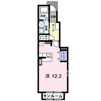 リアン・メルヴェイユ 101【管理NO：1-015567901-01010】 ★家具家電は申し込み後に搬入します★ ★2026年11月中旬入居可能★の物件画像