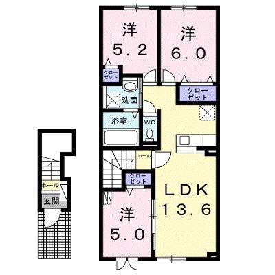望みＳＫＹ 203【管理NO：1-027732701-02030】 ★家具家電は申し込み後に搬入します 2026年08月上旬入居可能の物件画像