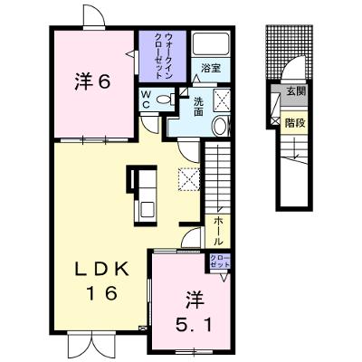 シャン・ド・フルールＡ 202【管理NO：1-023399801-02020】 2026年09月中旬入居可能の物件画像