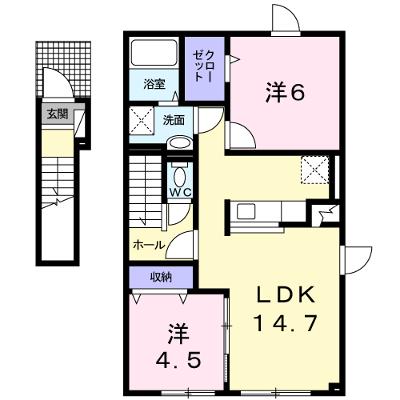 ティアモ 201【管理NO：1-018207402-02010】 2026年08月上旬入居可能の物件画像