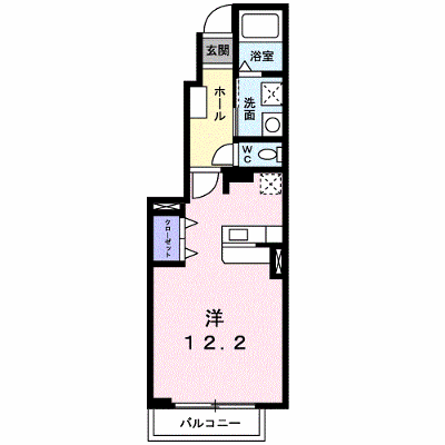 カーサ　ボニータⅡ 102【管理NO：1-014451701-01020】 ★家具家電は申し込み後に搬入します★ ★2026年08月中旬入居可能★の物件画像