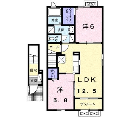 フリーデＭＦⅠ 204【管理NO：1-022062201-02040】 ★家具家電は申し込み後に搬入します★ ★2026年08月中旬入居可能★の物件画像