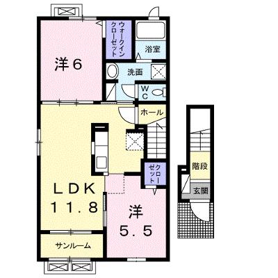 ドリームフェアⅡ 201【管理NO：1-021969902-02010】 ★家具家電は申し込み後に搬入します★ ★2026年08月上旬入居可能★の物件画像