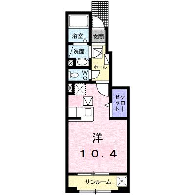 ラ　ベル　アルモニー 104【管理NO：1-024320501-01040】 ★家具家電は申し込み後に搬入します 2026年07月中旬入居可能の物件画像
