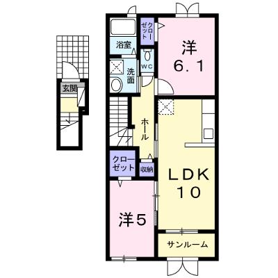 マサキヤＡ 202【管理NO：1-024057601-02020】 ★家具家電は申し込み後に搬入します 2026年07月中旬入居可能の物件画像