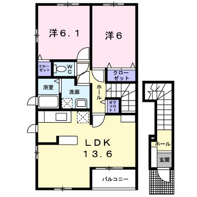 アン・ボヌールＡ 201【管理NO：1-018179201-02010】 ★家具家電は申し込み後に搬入します★の物件画像