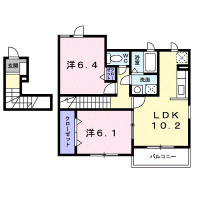 ミルトＢ　（ｍｉｌｄ） 201【管理NO：1-014783702-02010】 ★家具家電は申し込み後に搬入します 2026年08月上旬入居可能の物件画像