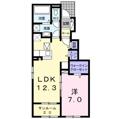 プチボヌールⅡ 103【管理NO：1-025148202-01030】 ★家具家電は申し込み後に搬入します 2026年08月上旬入居可能の物件画像