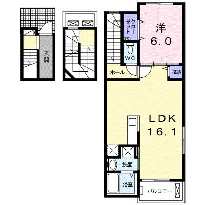 イースト　グレイス　Ａ 301【管理NO：1-022642301-03010】 ★家具家電は申し込み後に搬入します 2026年09月中旬入居可能の物件画像