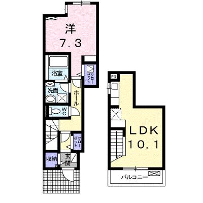 ヴィラ　プリムローズ 101【管理NO：1-022212301-01010】 ★家具家電は申し込み後に搬入します 2026年08月中旬入居可能の物件画像