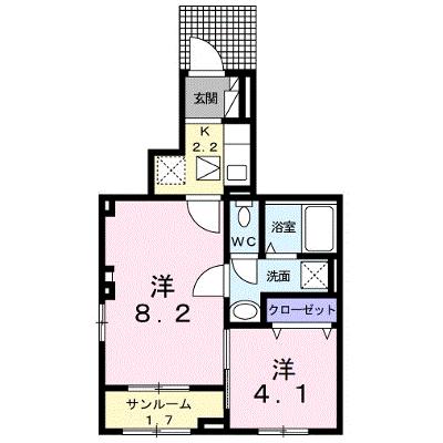 アルバートブローテ上柴 103【管理NO：1-026349501-01030】 ★家具家電は申し込み後に搬入します 2026年08月上旬入居可能の物件画像