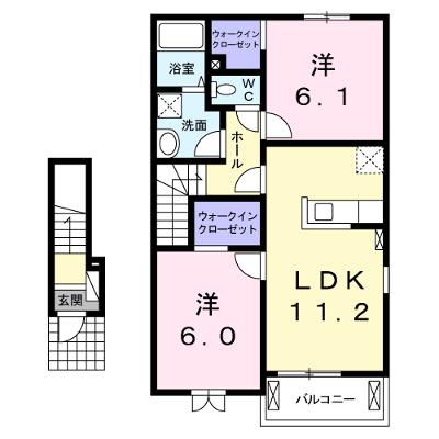 サニーガーデンⅠ 203【管理NO：1-018486501-02030】 ★家具家電は申し込み後に搬入します★の物件画像