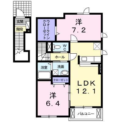 エステルリッツ 201【管理NO：1-016476301-02010】 ★家具家電は申し込み後に搬入します★ ★2026年08月下旬入居可能★の物件画像